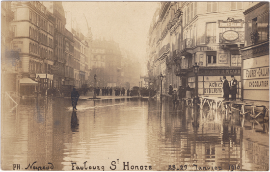 La crue de la Seine en 1910