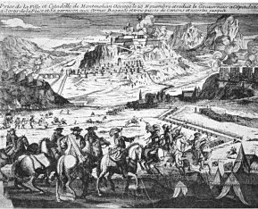 Bombardement de Montmélian en 1691.