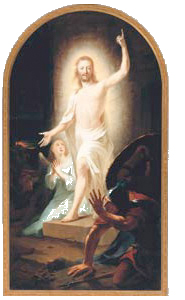 Johann Heinrich Tischbein : Résurrection du Christ. 1778