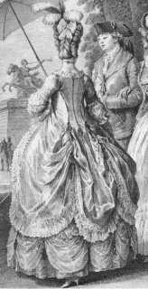 une robe "à la Polonaise"