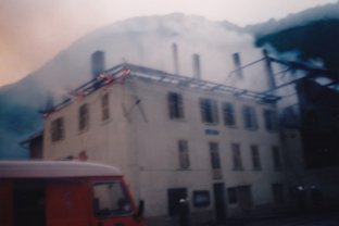 Incendie de l'Ancienne Mairie - Photo C.B./CCA