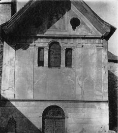 État de la façade de St Martin de Chamoux vers 1930 - photo Marius Neyroud ? - Fonds R&M.D. / CCA