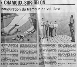 Inauguration du tremplin de Vol libre, mai 1984-DL 16-5-1984