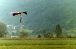 Un atterrissage à Chamoux, août 1978 - Document Serge Le Puil