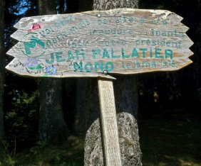 Un panneau souvenir - photo A.Dh. 